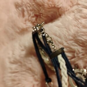 Braided Bracelet with Charms